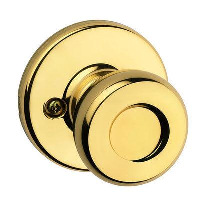 Emery Jensen Tylo PB dummy knob, a sleek black plastic cabinet knob with a rounded design, suitable for furniture or cabinetry.