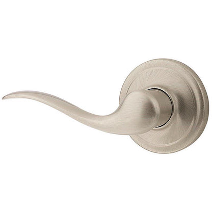 Emery Jensen Dummy LVR Tustin LH SN knob, a black plastic dummy knob with a sleek design for cabinetry or furniture.