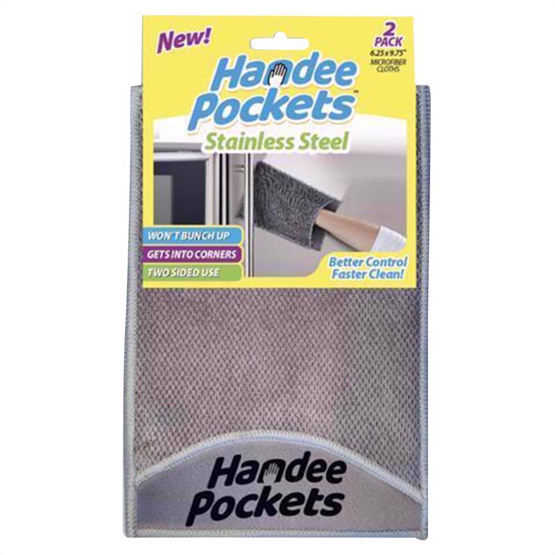 Emery Jensen gray dust cloths, pack of 6, soft cleaning rags for dusting and surface cleaning, durable and reusable cleaning cloths.