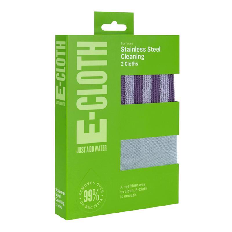 ECLOTH STAINLS STEEL 2PK - Pack of 5