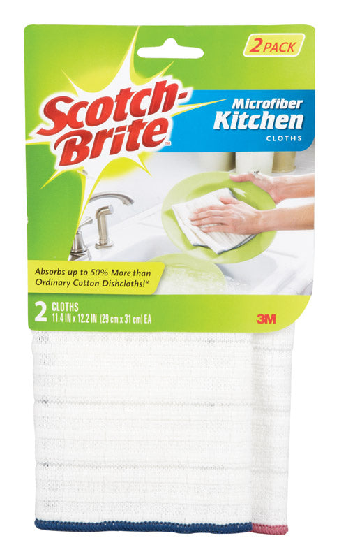 Emery Jensen microfiber dust cloths, pack of 12, suitable for cleaning and dusting surfaces in household and commercial settings.