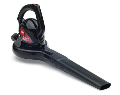 Emery Jensen electric blower with 160 MPH airflow, handheld design for efficient yard cleanup and blowing debris.