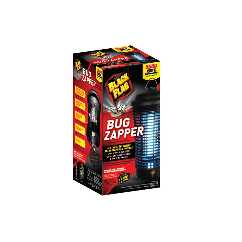 Emery Jensen electric bug zapper covering 1 acre with 40W power, designed to attract and eliminate flying insects outdoors.