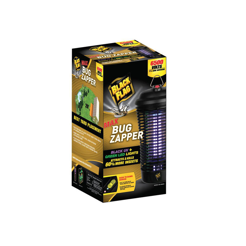 Emery Jensen Bug Zapper MX 1.5-acre 40W electric bug killer with UV light and metal grid for indoor or outdoor use.