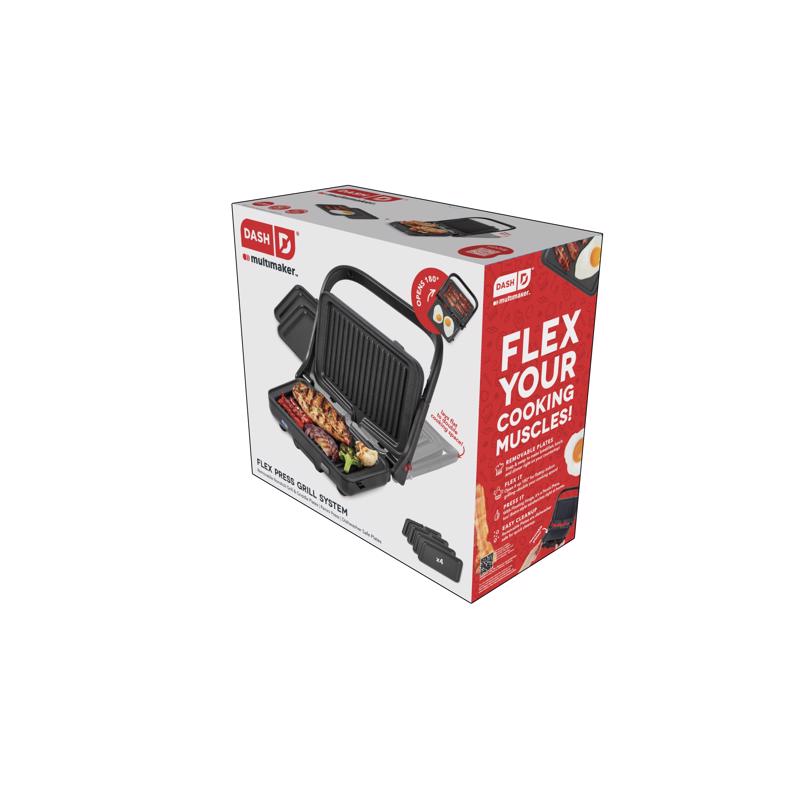 Black Emery Jensen electric griddle with 1000W heating element, ideal for versatile cooking and grilling.