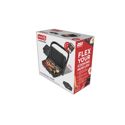 Black Emery Jensen electric griddle with 1000W heating element, ideal for versatile cooking and grilling.
