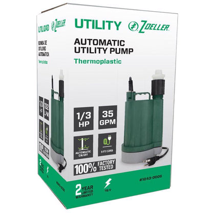 SUBMRSBL UTLY PUMP 1/3HP