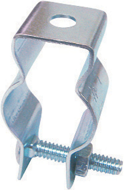 Emery Jensen #0 conduit hanger pack of 50, electrical hangers for securing conduits to walls or ceilings, metal construction.