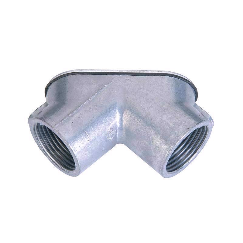 Emery Jensen 1/2-inch RGD-RGD pull elbow for electrical metal conduit, durable metal fitting for wiring installations