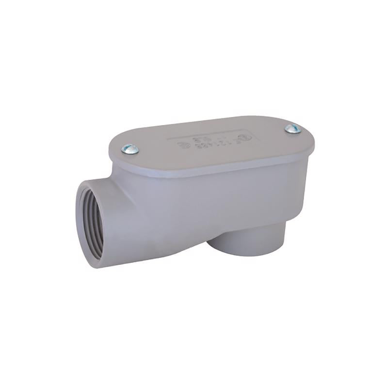 Emery Jensen 1/2" SE Elbow for electrical metal conduit, metal conduit fitting with elbow shape for wiring installation.