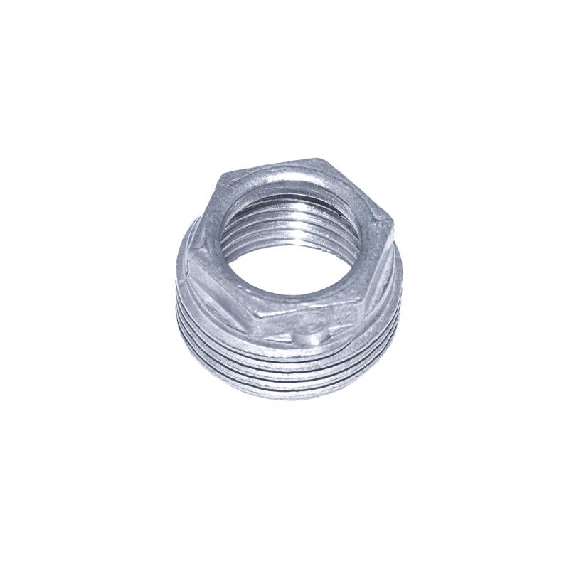 Emery Jensen electrical metal conduit reducing bush, 3/4x1/2 inch, used to connect conduit sizes in electrical wiring systems.