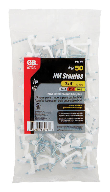 STAPLE NM PLSTC 3/4"BG50 - Pack of 10