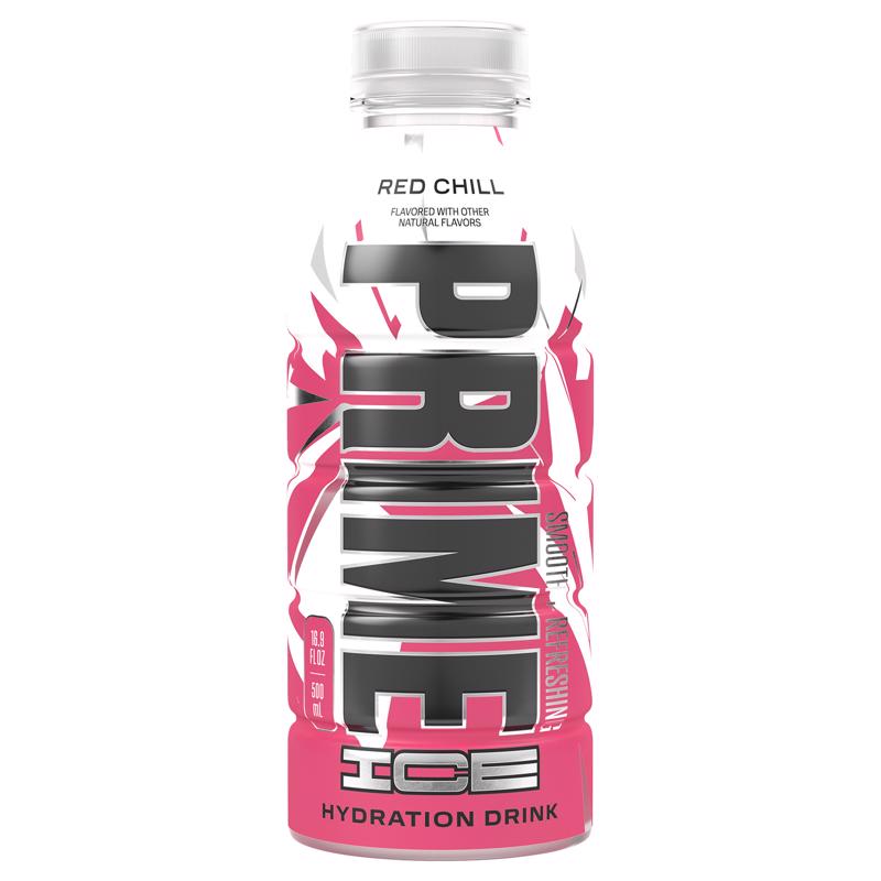 Pack of 12 Emery Jensen BVRG Cherry Energy Drinks in 16.9oz cans, refreshing beverages for energy and hydration.