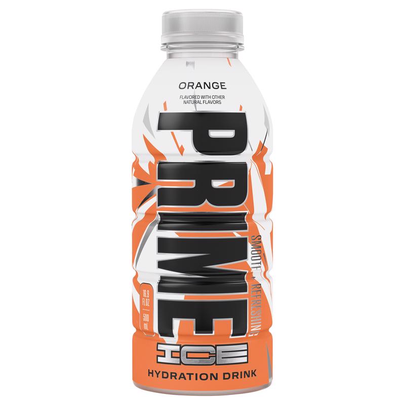 Pack of 12 Emery Jensen BVRG ORG energy drinks in 16.9oz bottles, featuring vibrant labels and branding on each bottle.