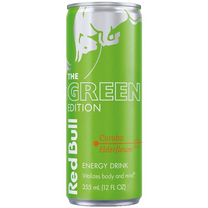 Green Emery Jensen Energy Drink 12oz can with vibrant green label and branding, ready to energize.