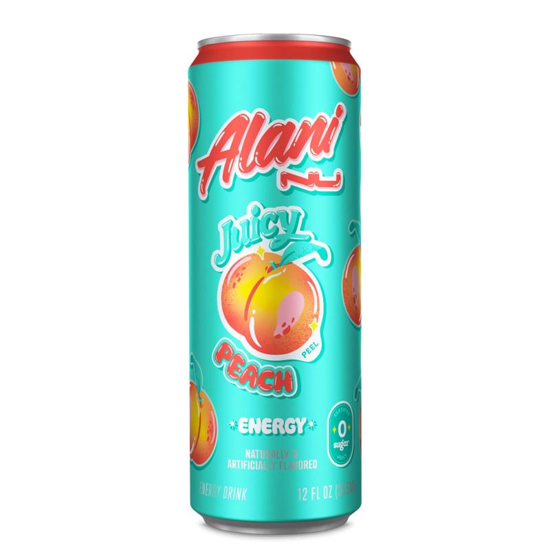 ENERGY DRINK PEACH 12OZ - Pack of 24