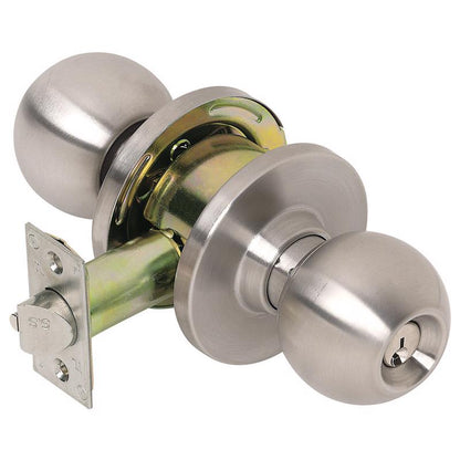 Emery Jensen LOCK STORERM BALL US32D entry lock with cylindrical design, shown in a close-up image.