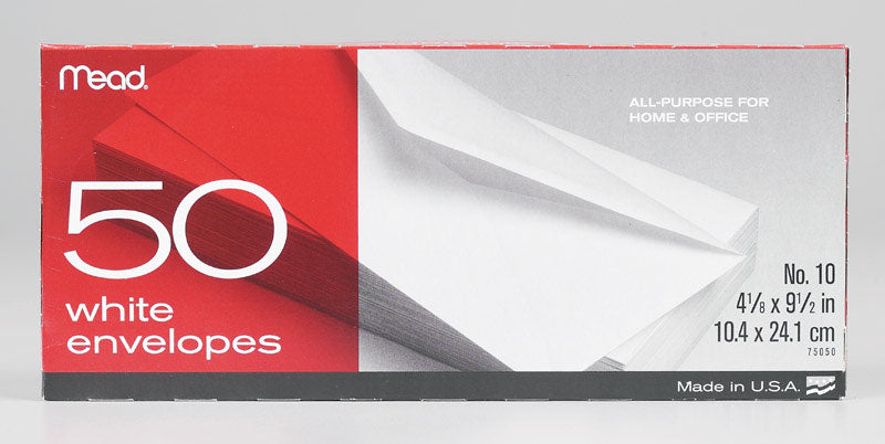 ENVELOPE 10" 50CT PLAIN - Pack of 24
