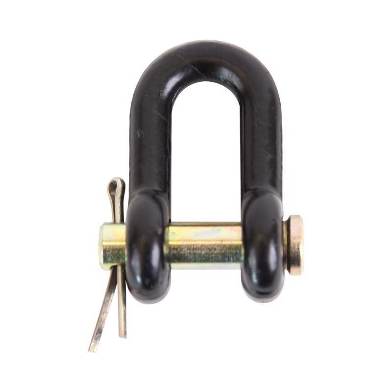 Emery Jensen 3/8-inch utility clevis, heavy-duty equipment clevis with steel construction for secure lifting and rigging.