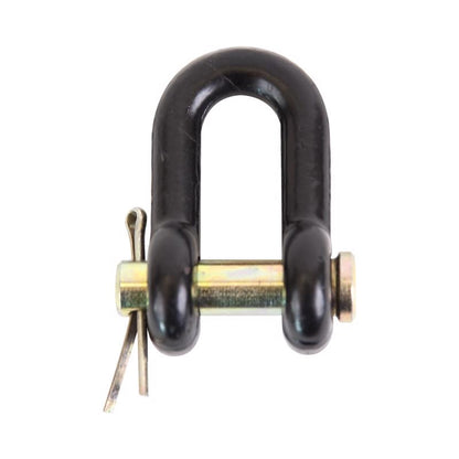 Emery Jensen 3/8-inch utility clevis, heavy-duty equipment clevis with steel construction for secure lifting and rigging.