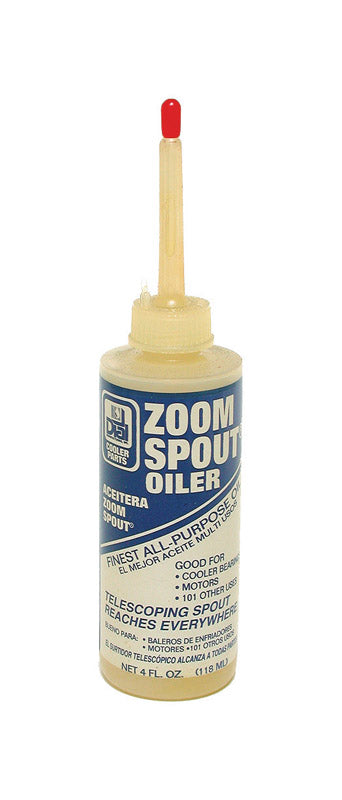 Emery Jensen 4 oz oil for evaporative cooler accessories, displayed in a clear container with product label.