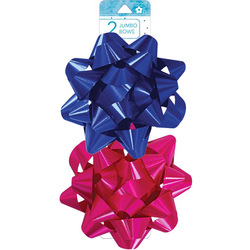 BOWS JUMBO Red/blue CRD - Pack of 6