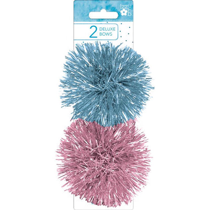 BOWS Pink/blue FIREWORK - Pack of 6