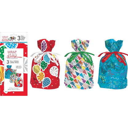 DRAWSTRING GIFT BAG 12" - Pack of 6