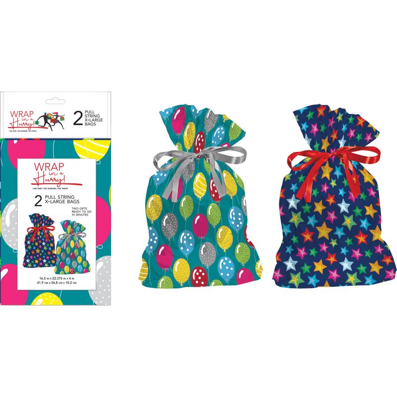 DRAWSTRING GIFT BAG XL - Pack of 6