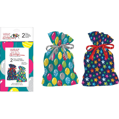 DRAWSTRING GIFT BAG XL - Pack of 6