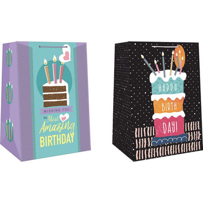 GIFT BAG JMB GNRC BRTHDY - Pack of 12
