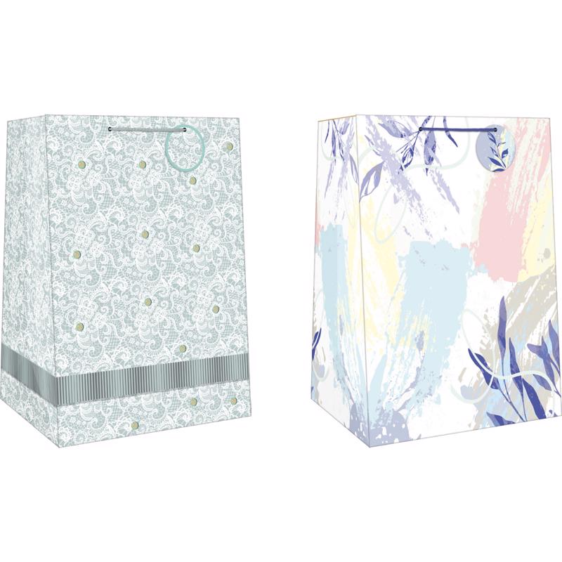 GIFT BAG MG WD JMBO WDNG - Pack of 12