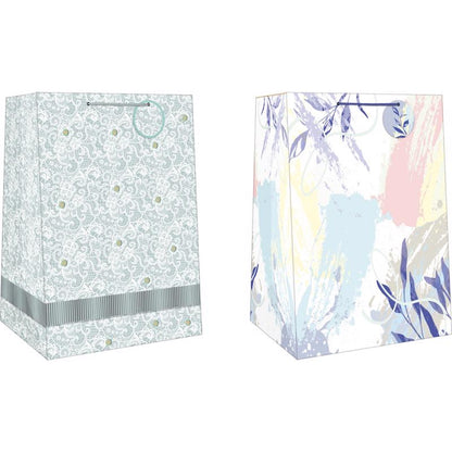 GIFT BAG MG WD JMBO WDNG - Pack of 12