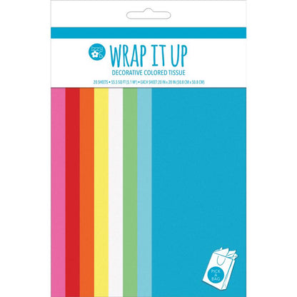 TISSUE PAPER DCRTVE 20CT - Pack of 6