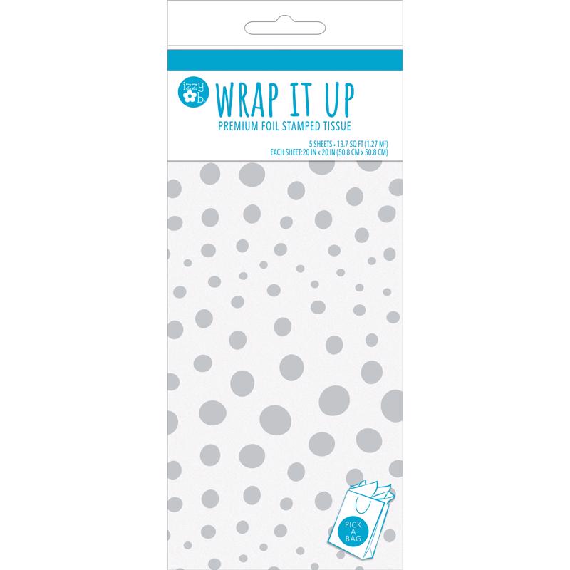 TISSUE PAPER SLVR 20X20" - Pack of 6
