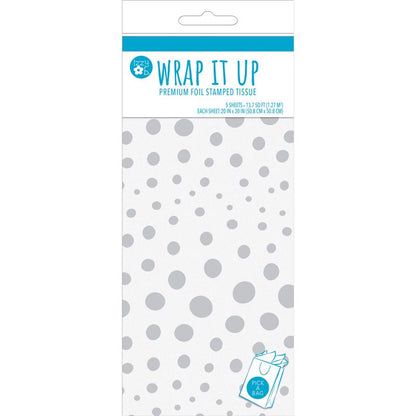 TISSUE PAPER SLVR 20X20" - Pack of 6