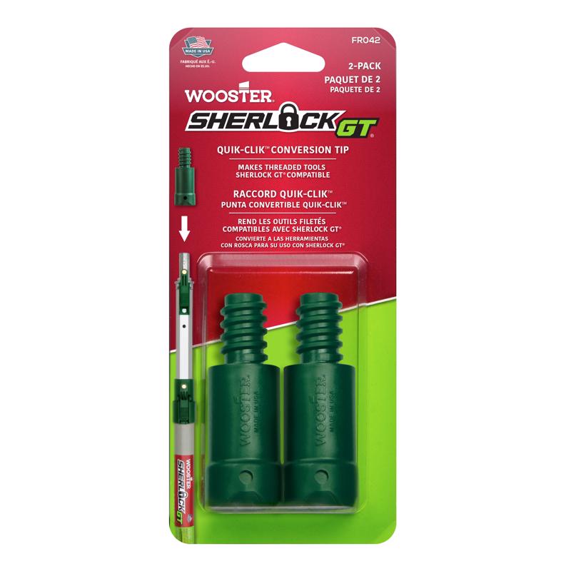 Emery Jensen Sherlock GT extension poles with convex tips for durable, versatile painting and decorating tools.