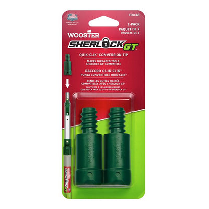 Emery Jensen Sherlock GT extension poles with convex tips for durable, versatile painting and decorating tools.