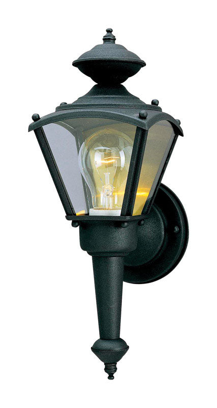 WALL SCONCE BLK 13.5"h