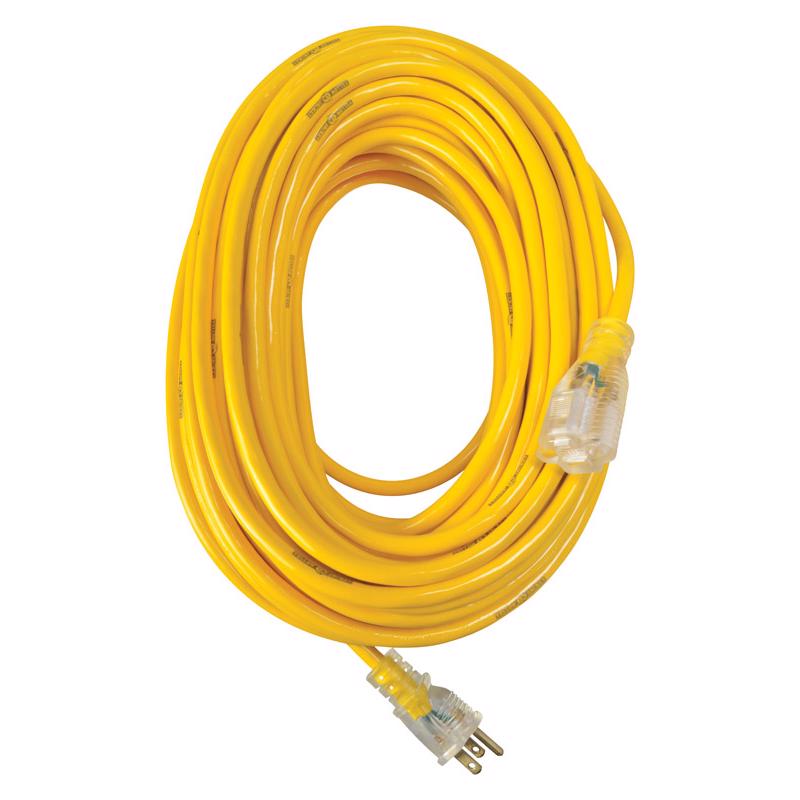CORD EXTN YLWJKT12/3 100