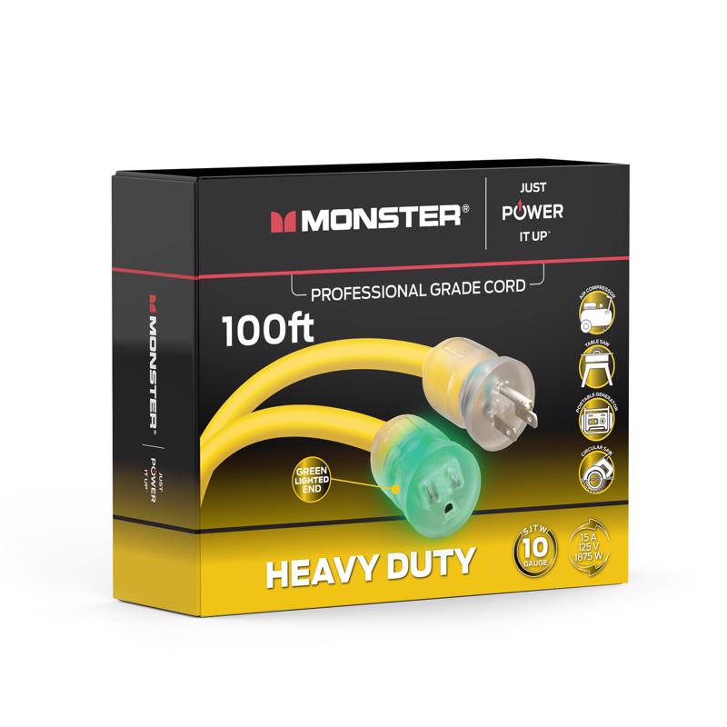 EXTN CORD 10/3 SJTW 100' - Pack of 2