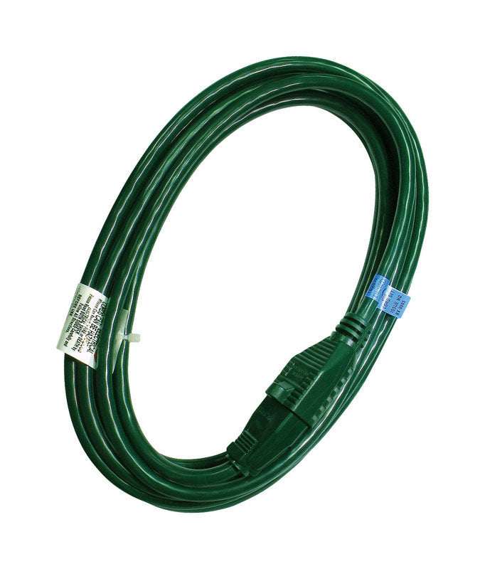 EXTN CORD 16/3GA GRN 15'