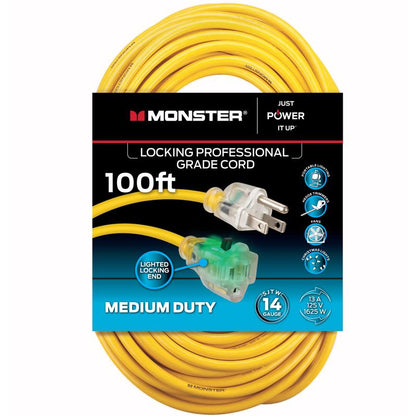 EXTNS CORD 14/3SJTW 100'