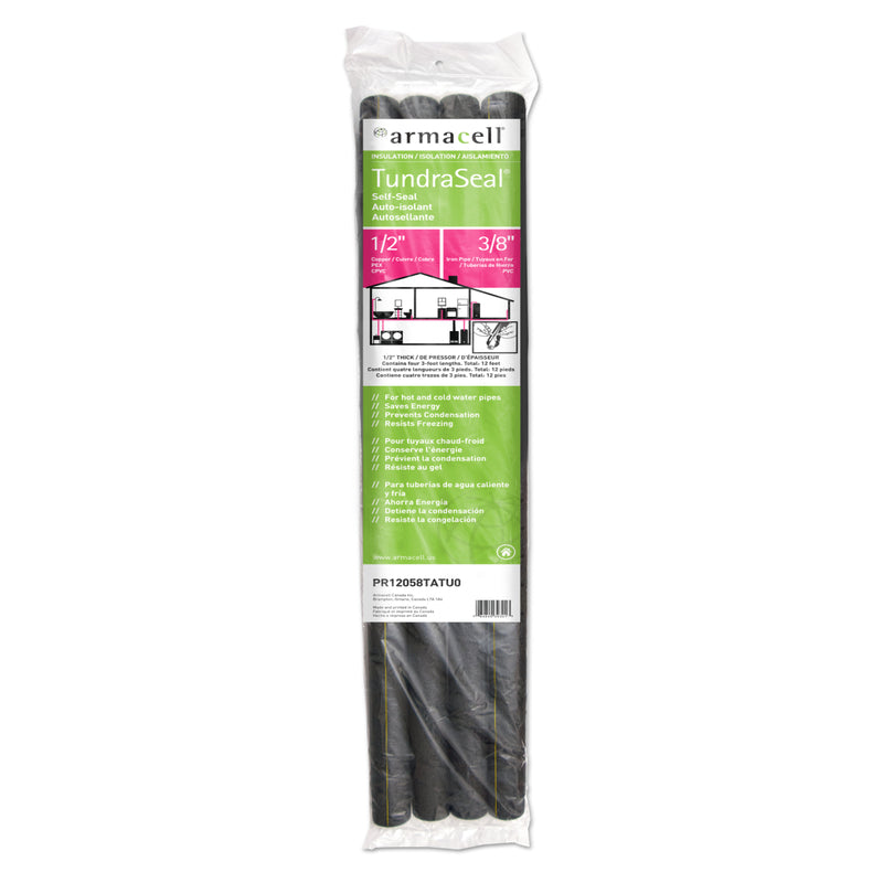 PIPE INSLTN SS 1/2"X3' - Pack of 18