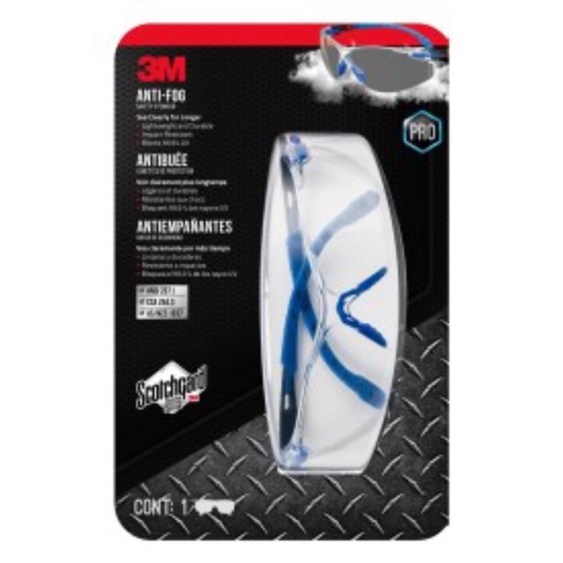 SFTY GLASSES Blk/blu/clr