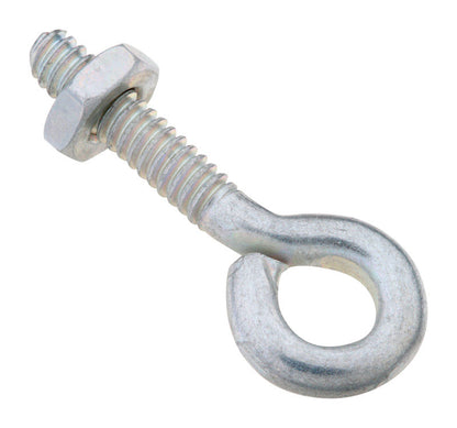 Emery Jensen ZNC eye bolt 3/16x1-1/2 inch, heavy-duty steel eyebolt for lifting and rigging applications.