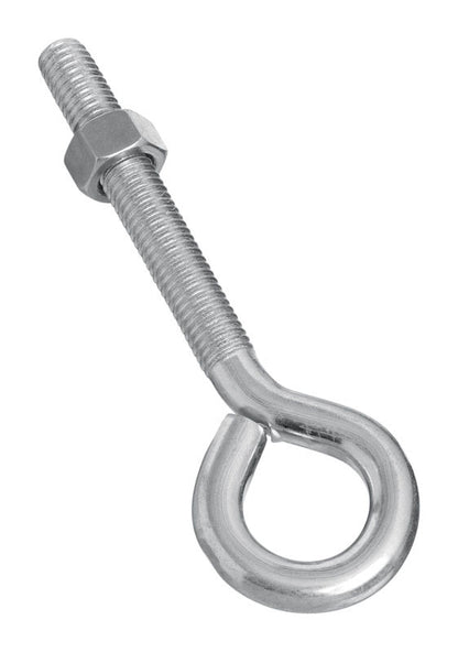 Zinc-plated 1/2x6-inch eye bolt from Emery Jensen, made of durable steel, suitable for lifting and securing applications.