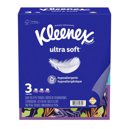 FACIAL TISSUE WHT 120CNT - Pack of 8