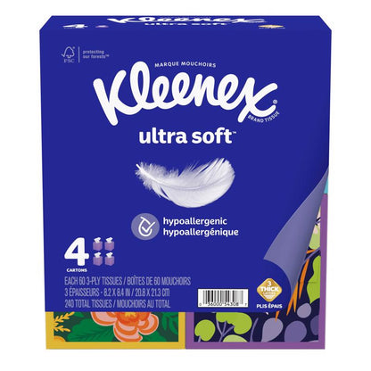 FACIAL TISSUE WHT 60CNT - Pack of 8