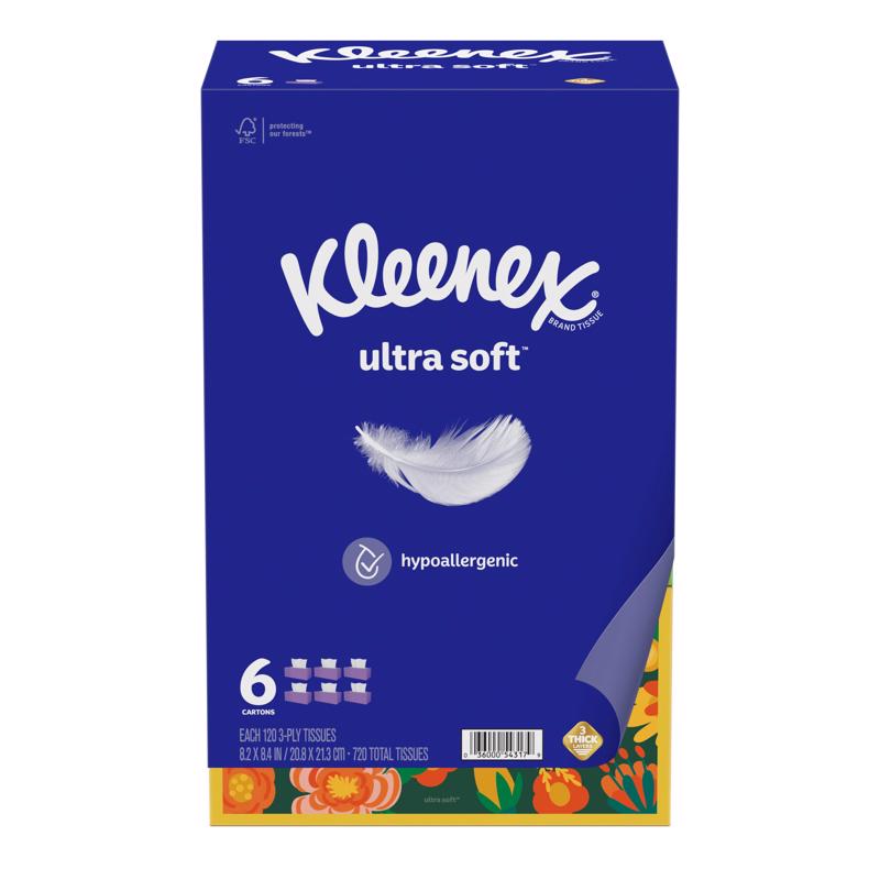 KLEENEX ULTRA SOFT 6PK - Pack of 4